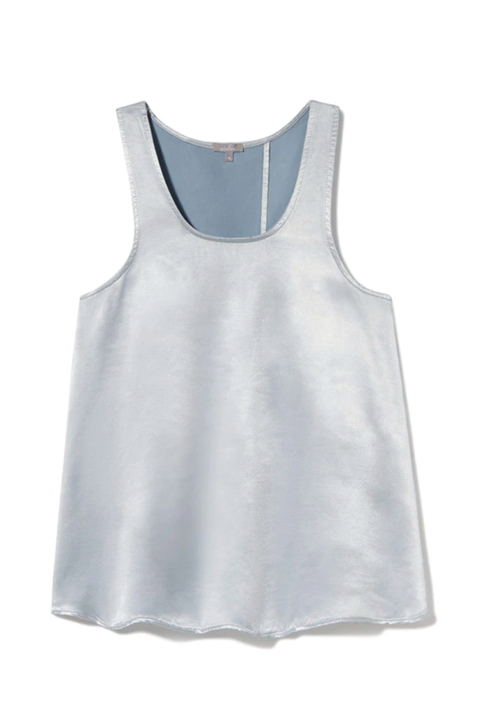 CECE OPEN BACK SATIN TANK