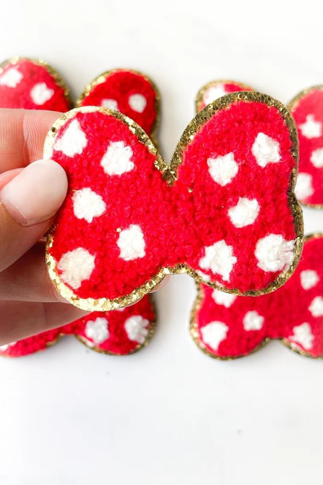 Minnie Bow Iron-On Patch