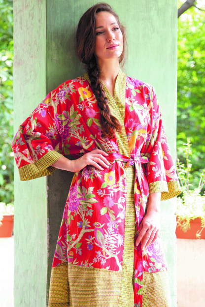Indian 100 % Cotton Kimono