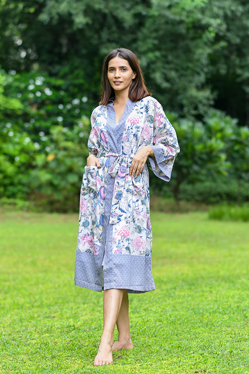 Indian 100 % Cotton Kimono