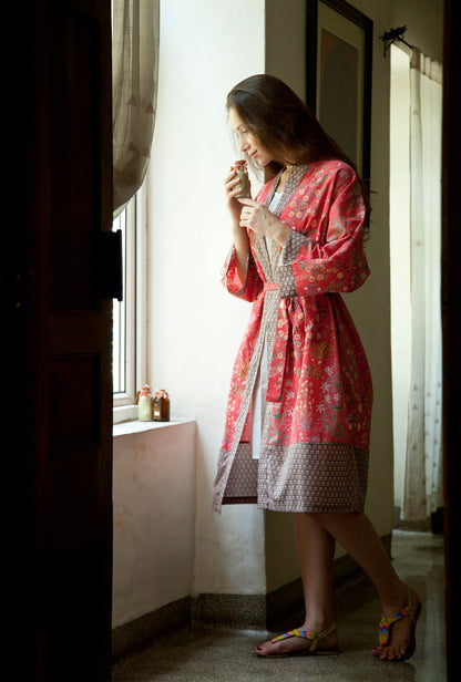 Indian 100 % Cotton Kimono
