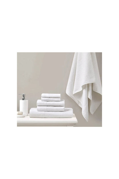 Spa Waffle Cotton Jacquard Bath Towel