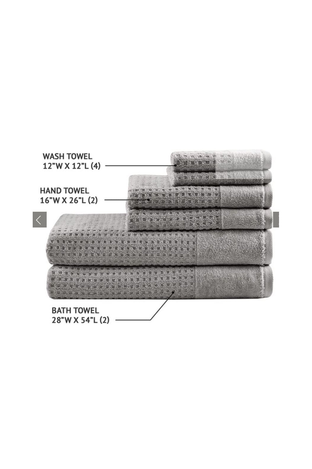 Spa Waffle Cotton Jacquard Wash Towel