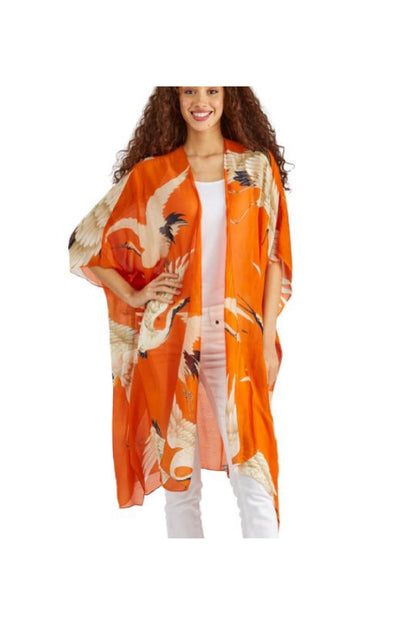 Viscose/Modal Long Kimono