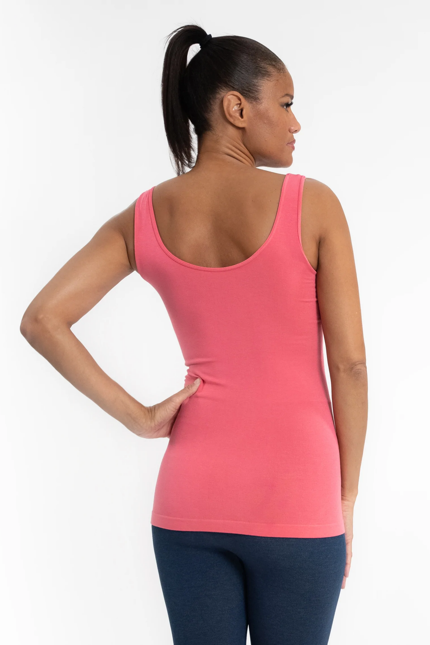 Reversible v-neck/scoop neck tank