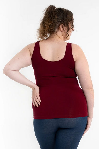 Reversible v-neck/scoop neck tank