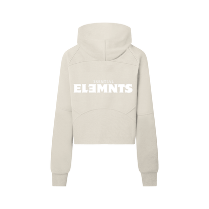 ESSNTIAL ELEMNTS Women's 320G Crop Street Hoodie