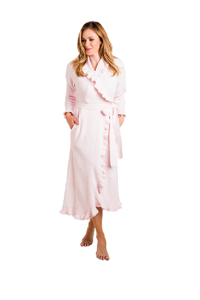 Ruffle Chenille Robe 51"