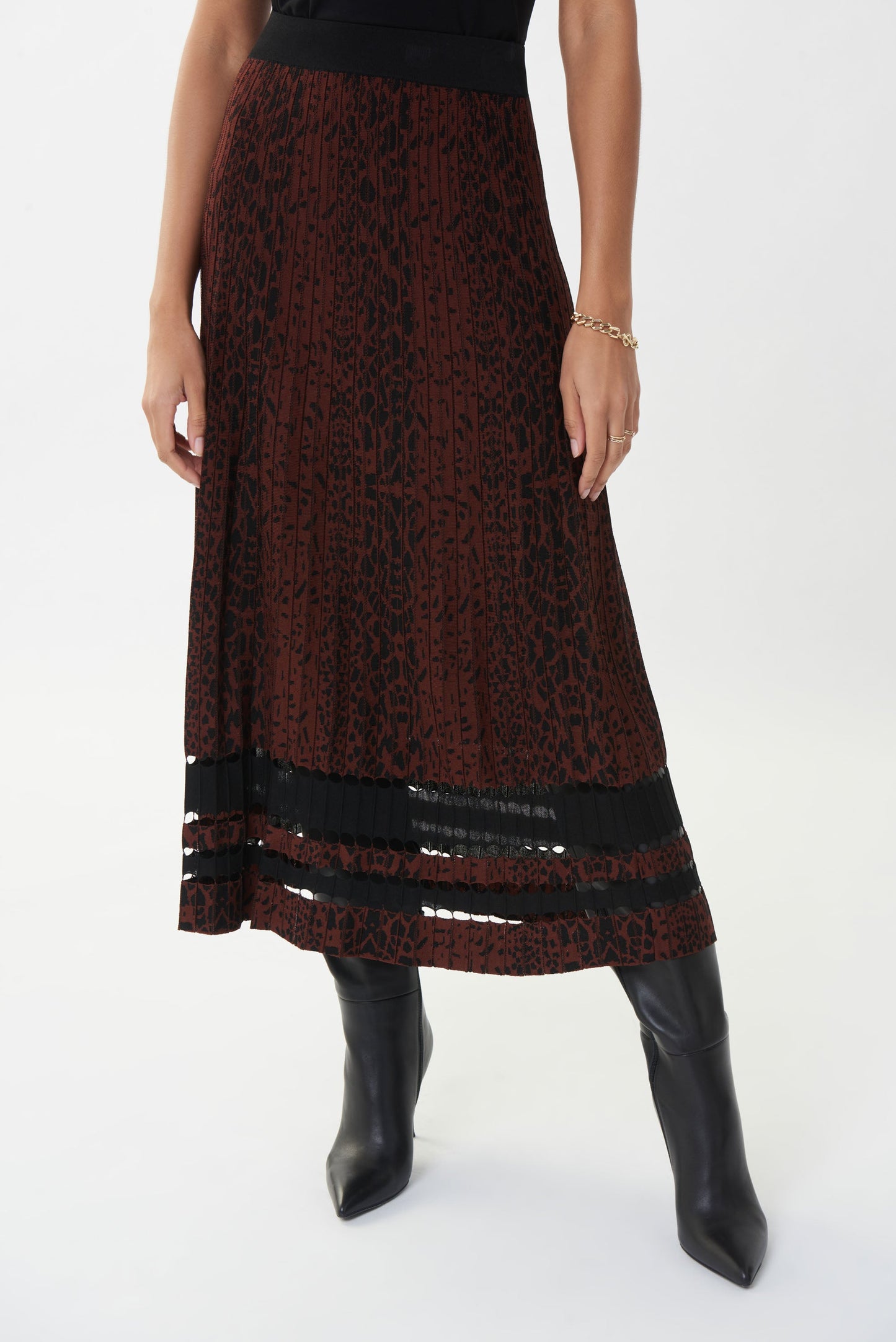 Joseph Ribkoff Jacquard Skirt