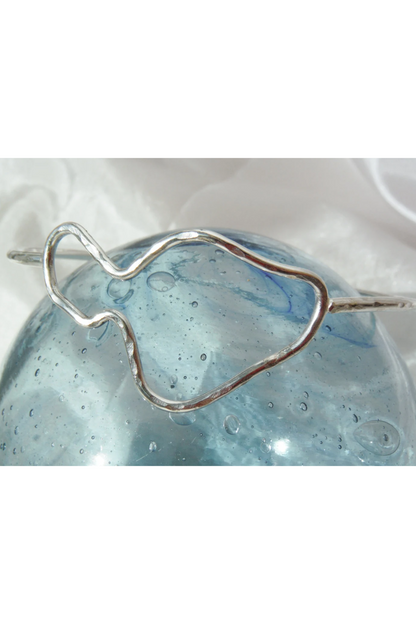 Maui Island Bangle - Sterling Silver