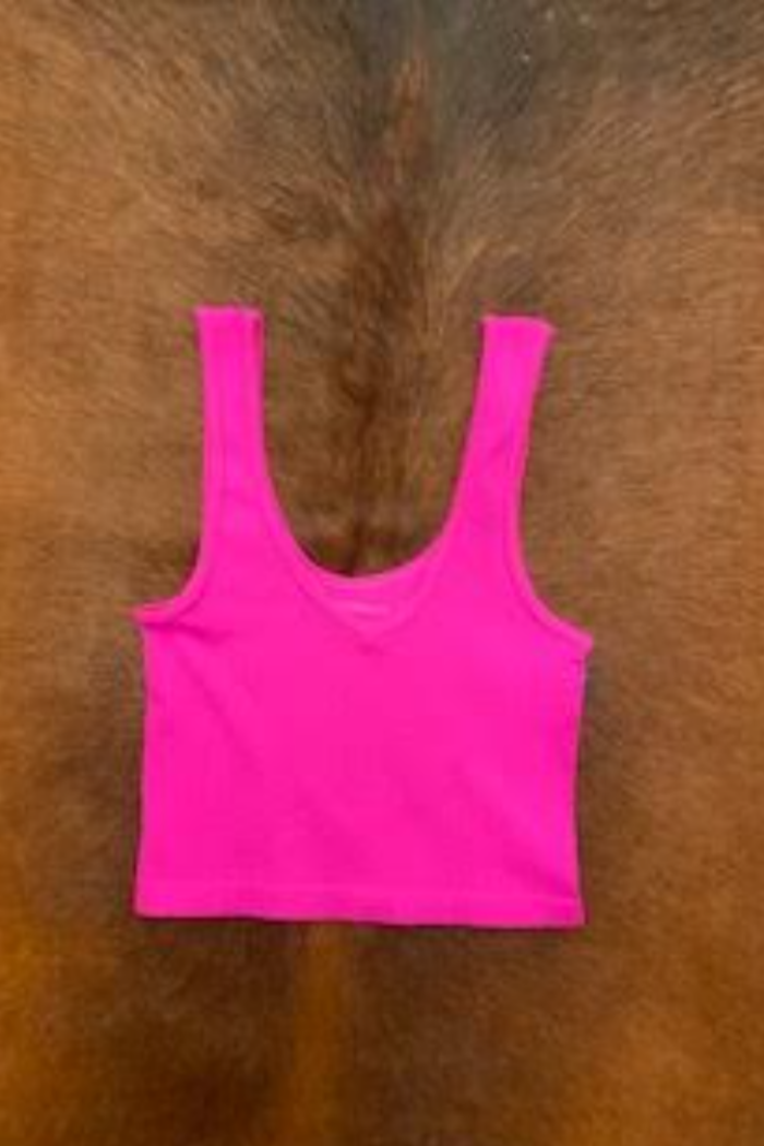Ribbed V-Neck Brami