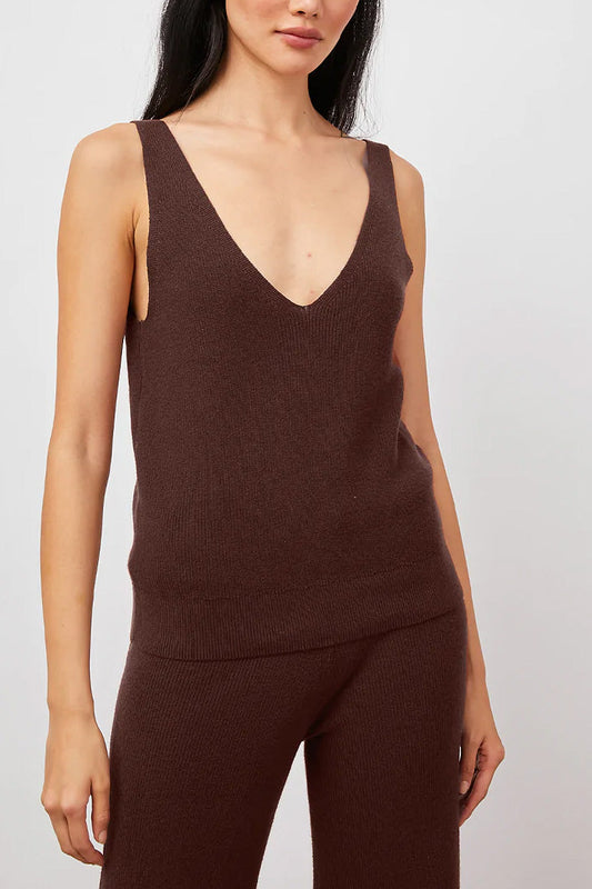 Maise Knit V Neck Tank