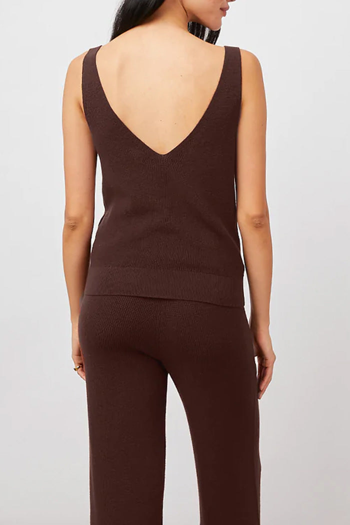 Maise Knit V Neck Tank
