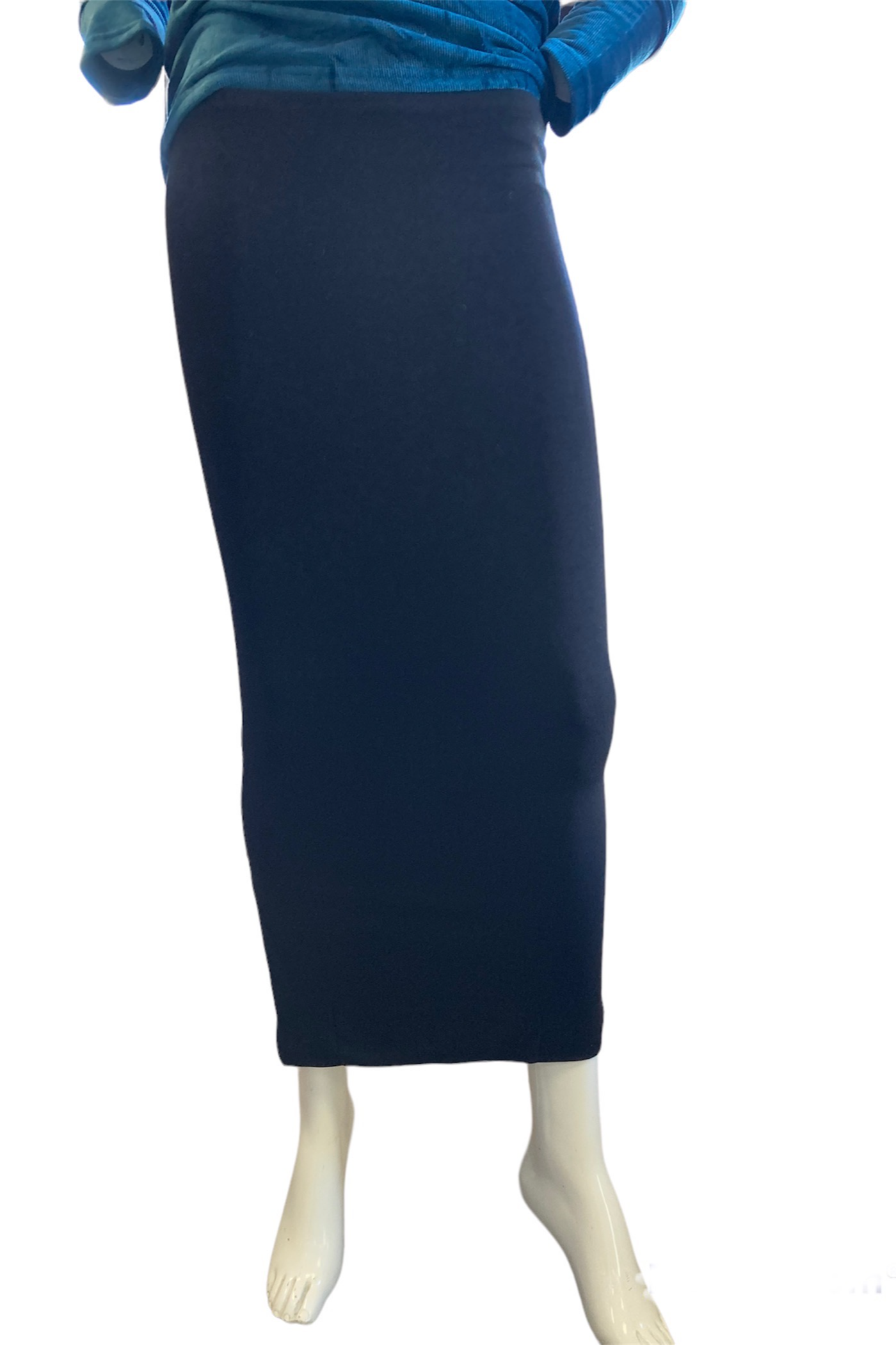 Fitted Midi Skirt with Slit #42417