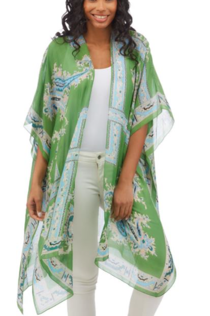 Viscose/Modal Long Kimono