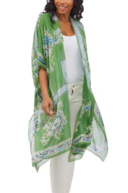 Viscose/Modal Long Kimono