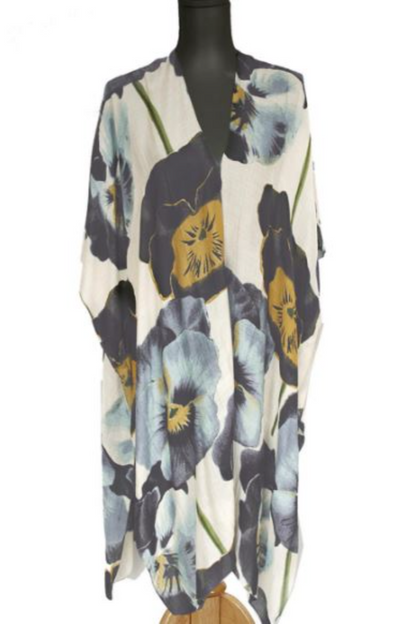 Viscose/Modal Long Kimono