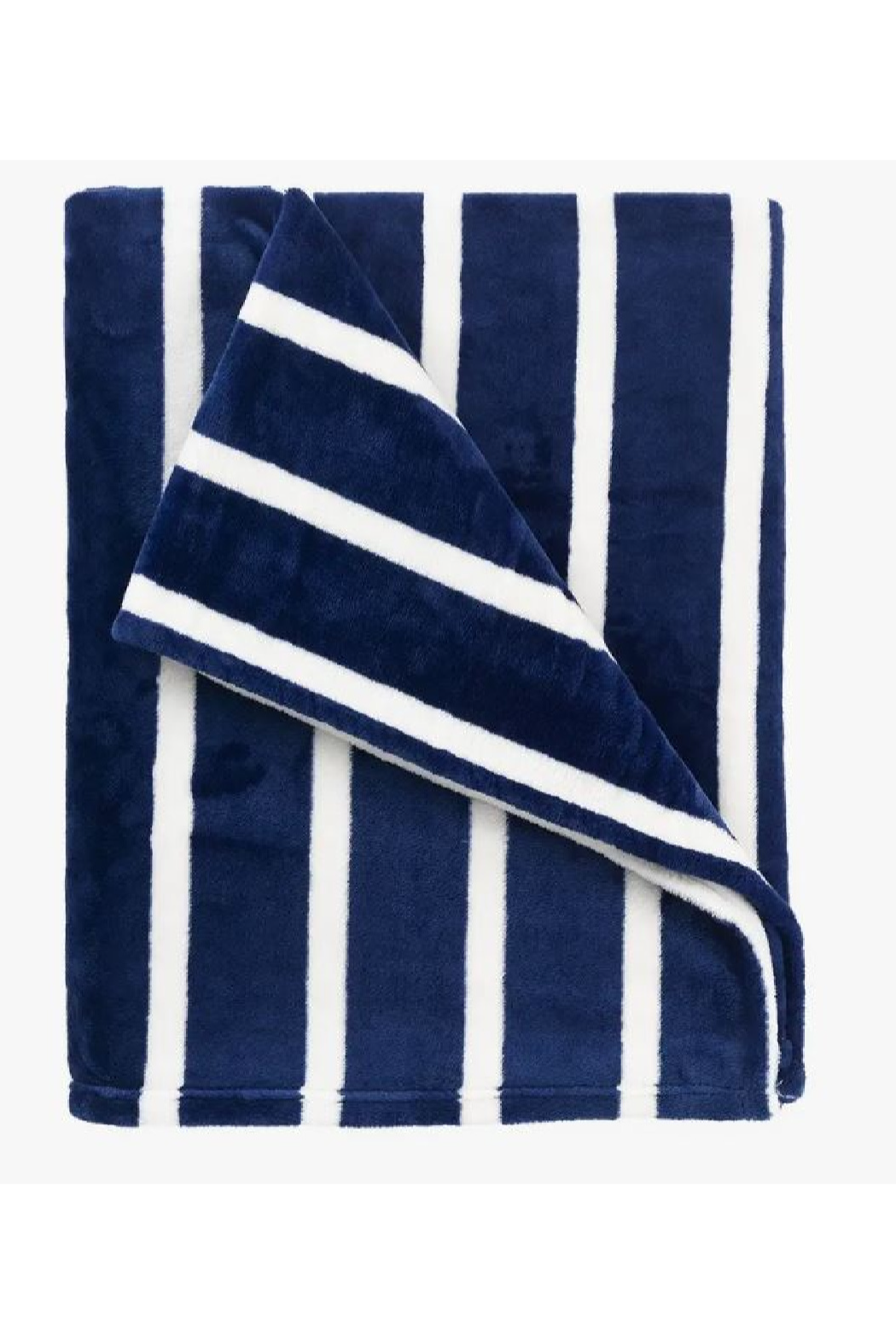 Navy Stripe Blanket