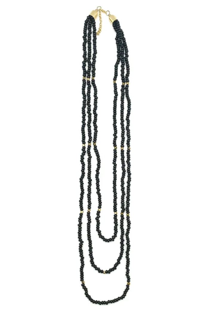 Sachi Long Multi Strand Necklace