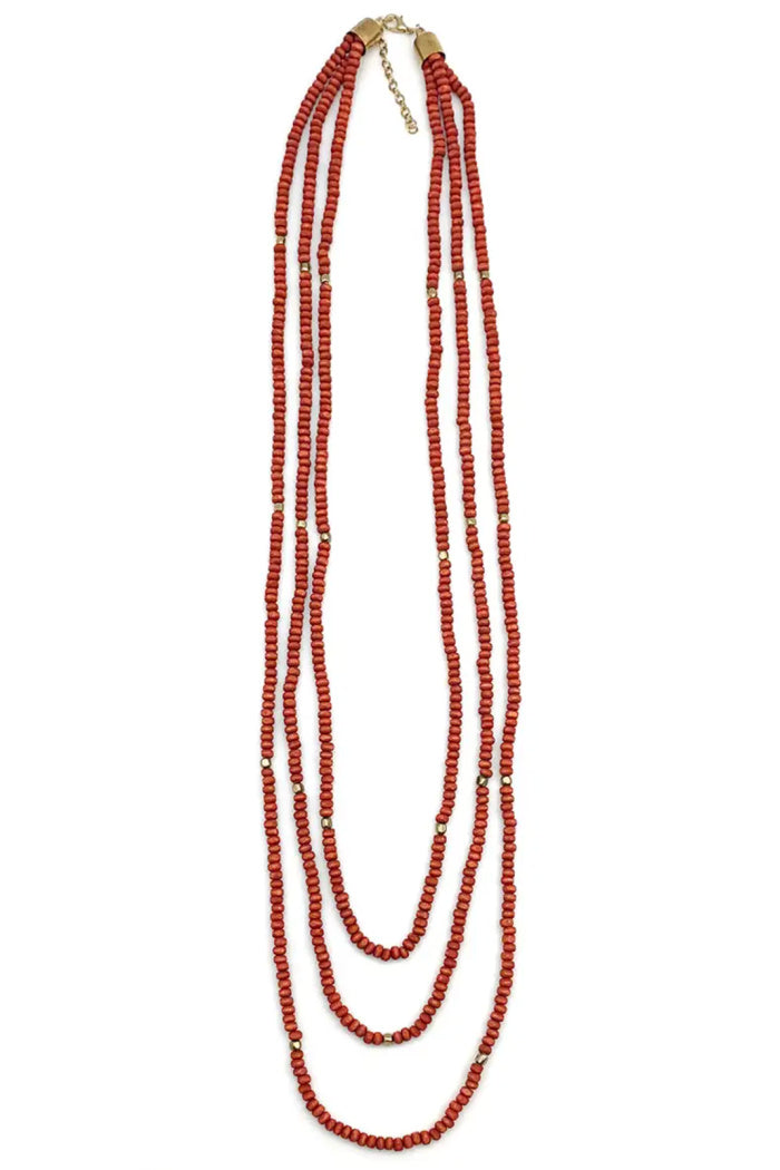 Sachi Long Multi Strand Necklace