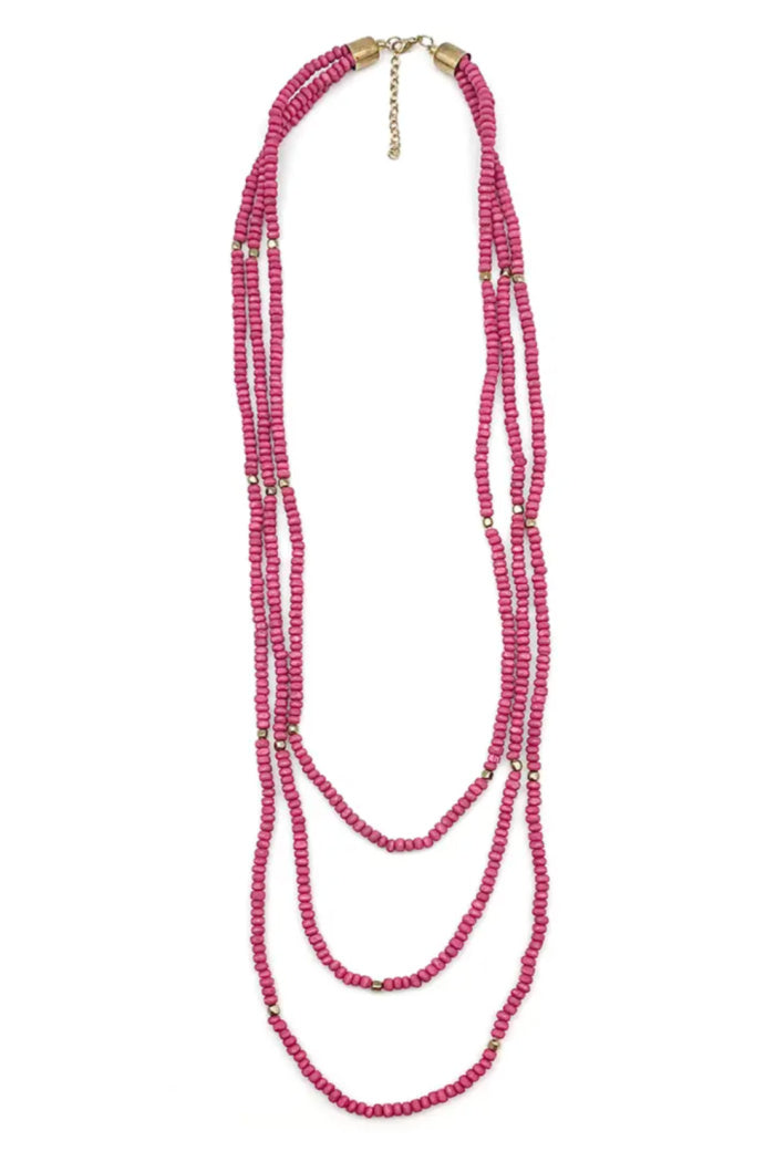Sachi Long Multi Strand Necklace