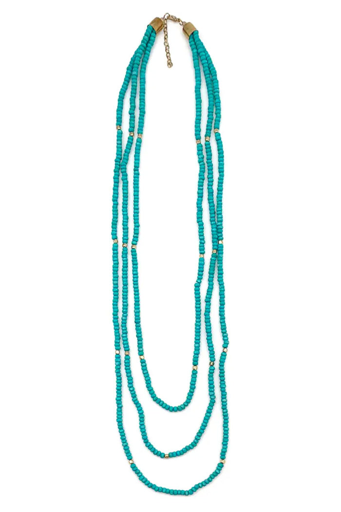 Sachi Long Multi Strand Necklace
