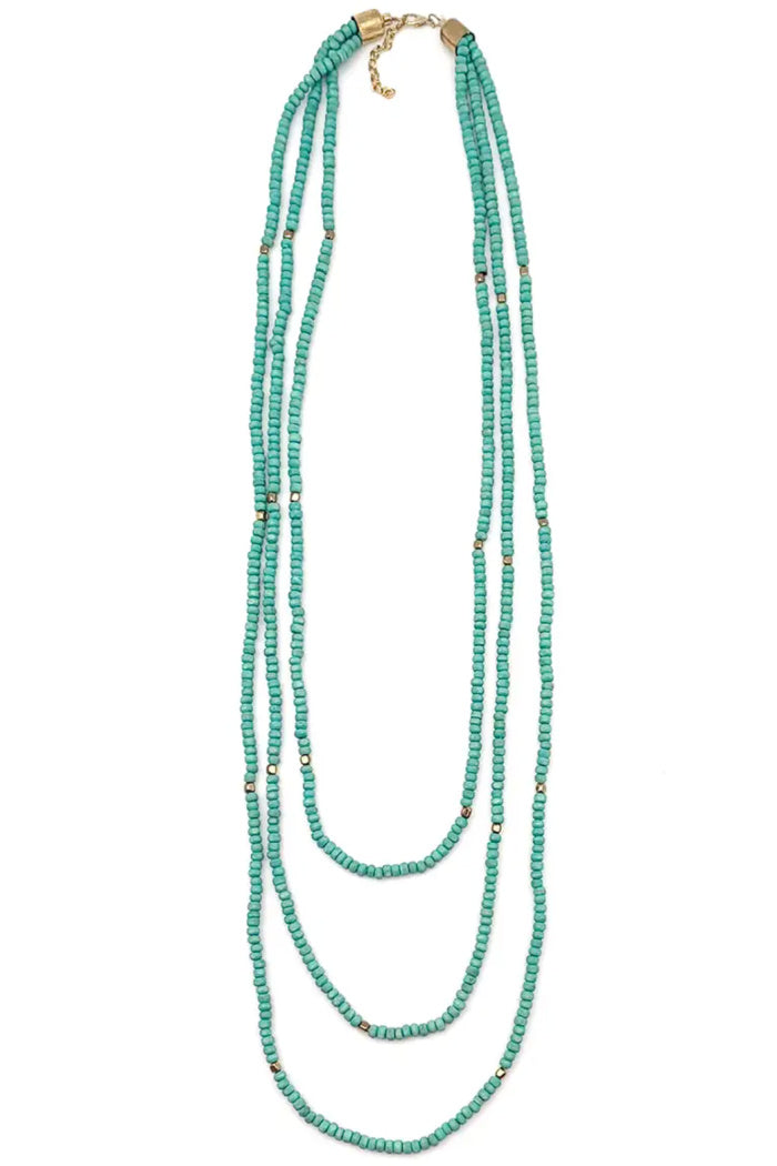 Sachi Long Multi Strand Necklace