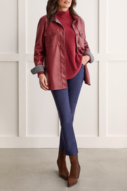 Flatten It Slimming Ankle Pant - Deep Blue