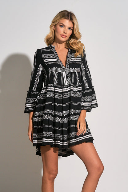 Tribal Tiered Dress