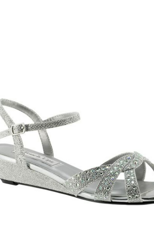 Navy Sparkle Wedge