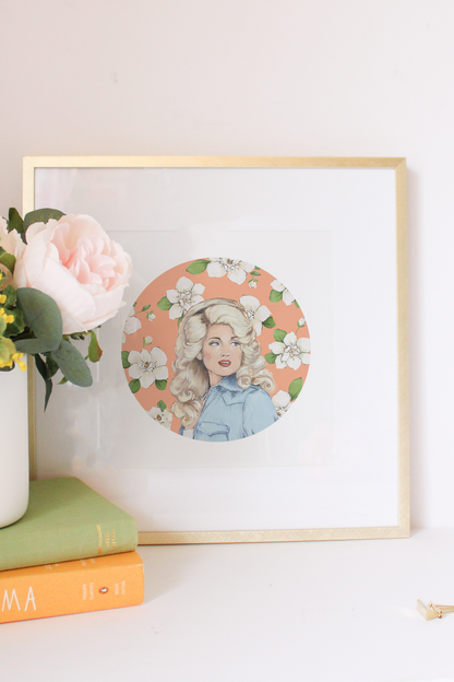 Dolly Parton Framed Print
