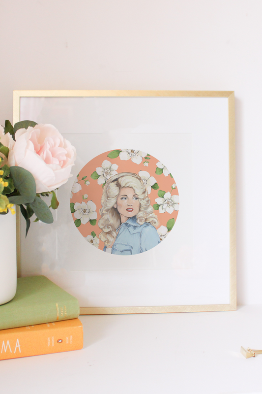 Dolly Parton Framed Print