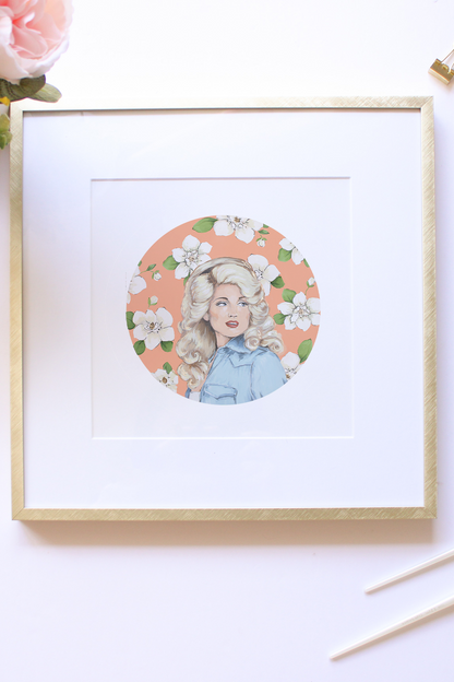 Dolly Parton Framed Print