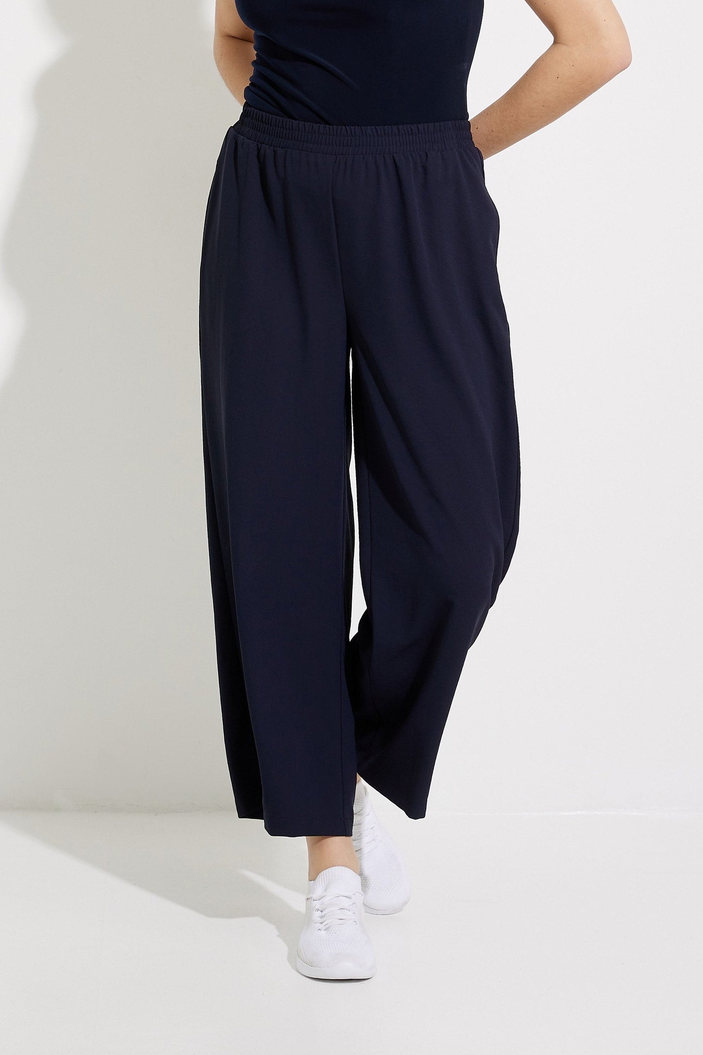 Elasticized Waistband Pant- Midnight