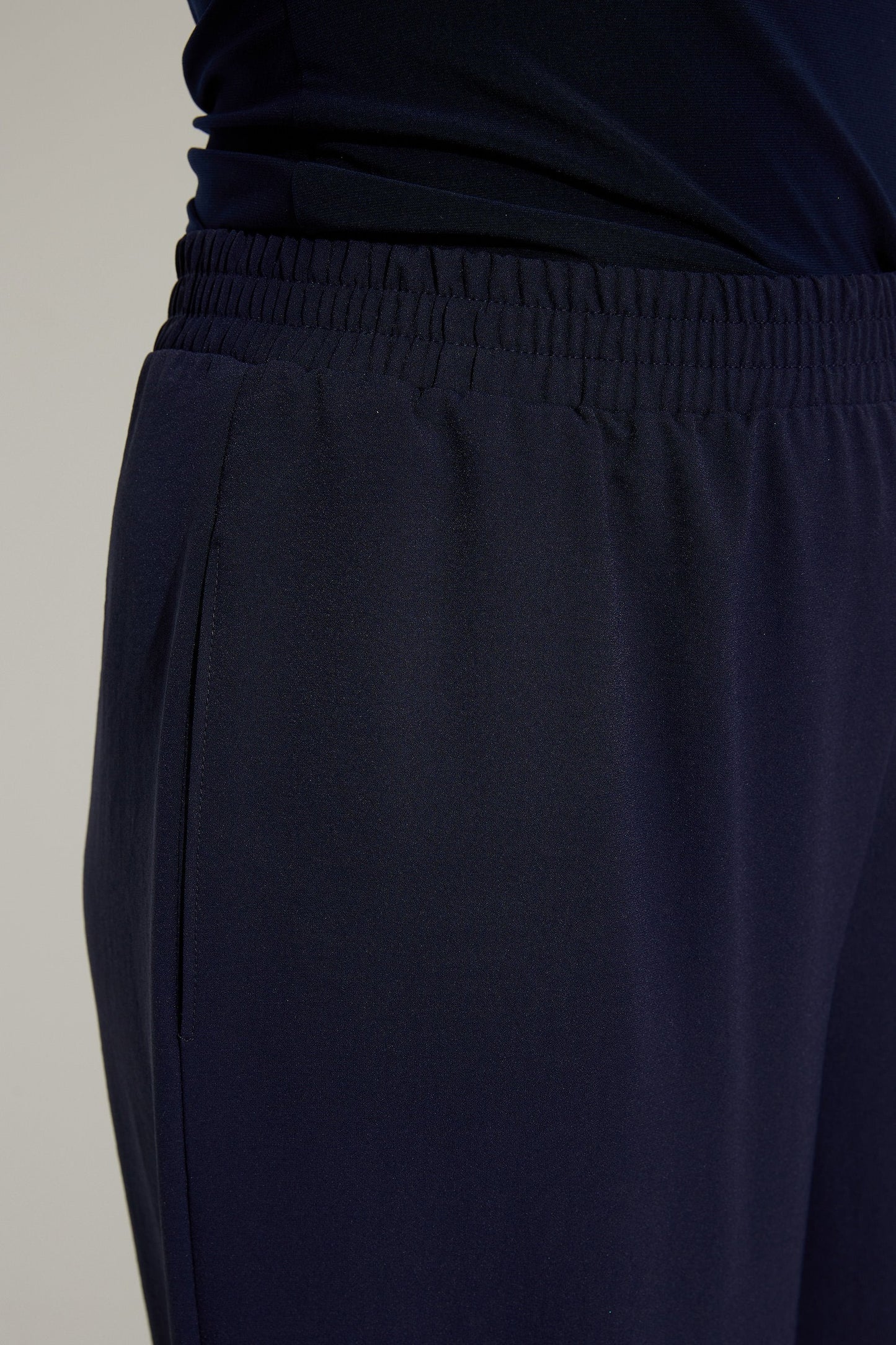 Elasticized Waistband Pant- Midnight
