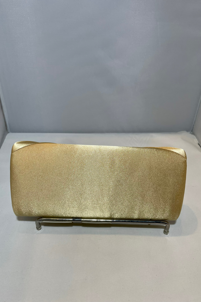 Satin Rhinestone Clutch