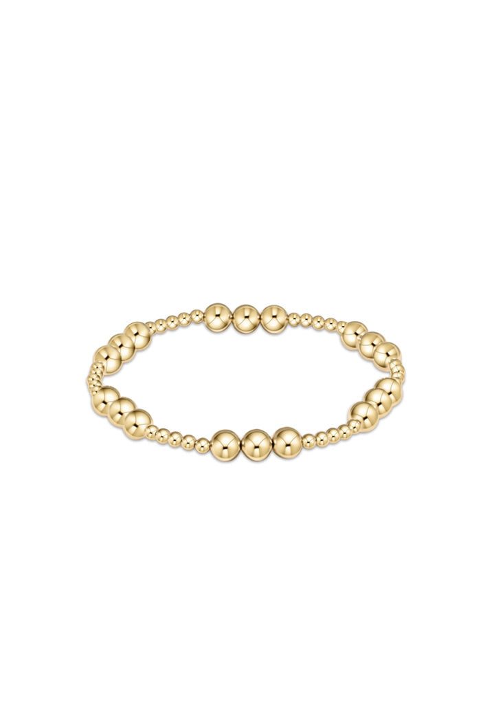 Classic Gold Joy 6MM Bead Bracelet