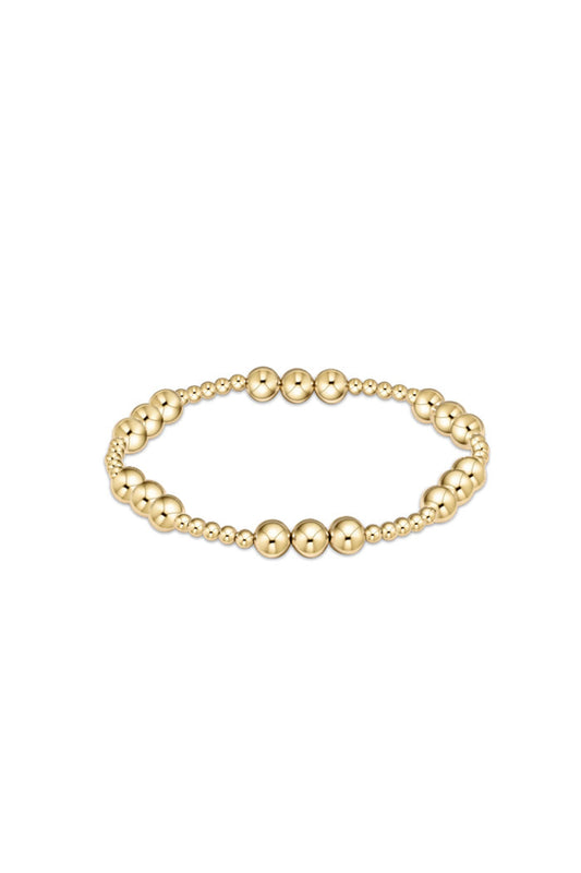 Classic Gold Joy 6MM Bead Bracelet
