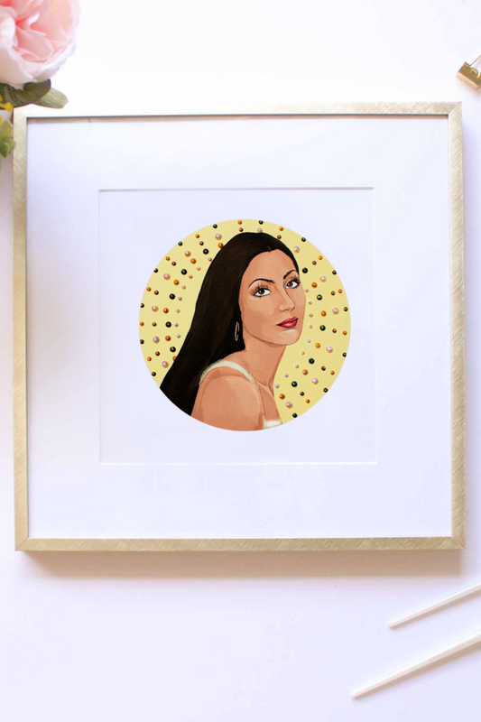 Cher Framed Print