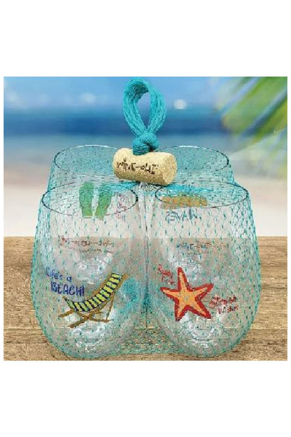 PICKLEBALL SAYINGS Shatterproof Wine Glasses