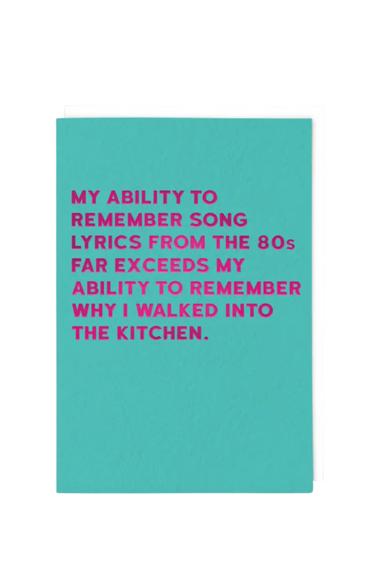 My Ability Greeting Card