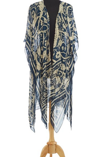 Viscose/Modal Long Kimono