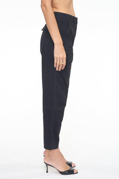 Pamela High Rise Straight Trouser - Fade To Black