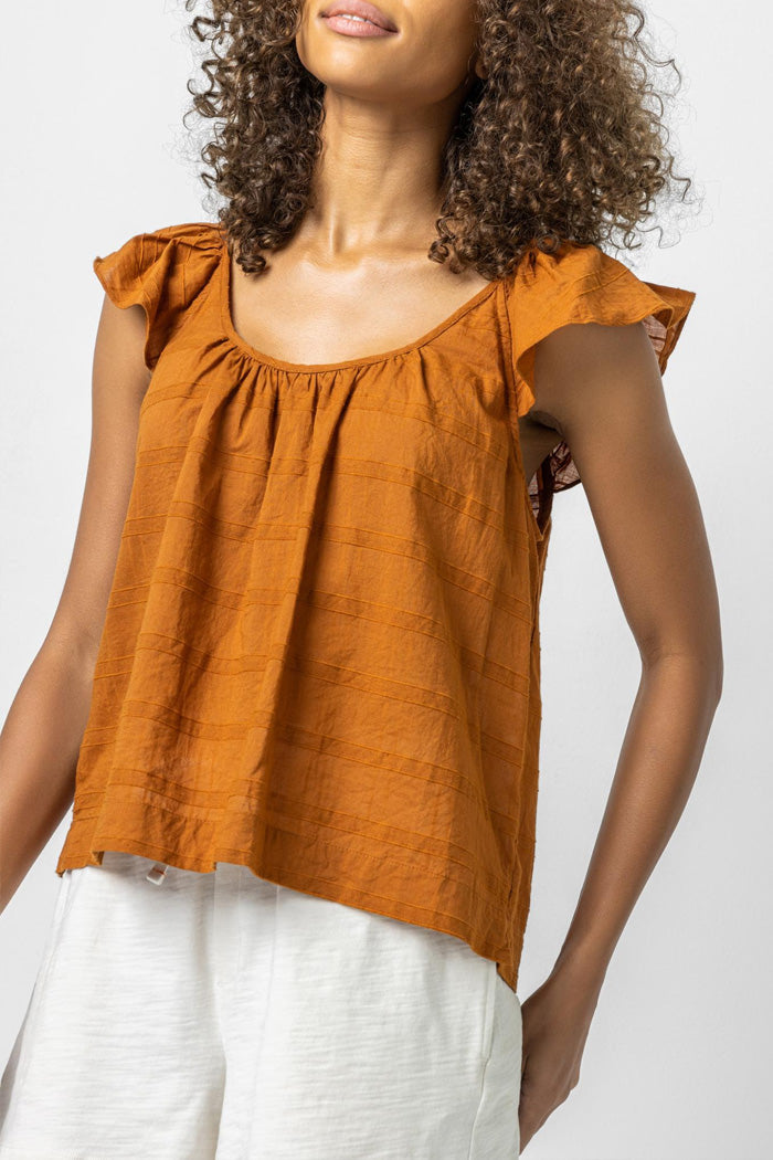 Ruffle Sleeve Top