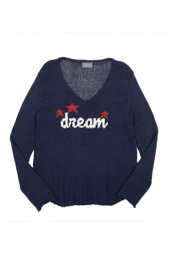 Dream V Neck Cotton Sweater