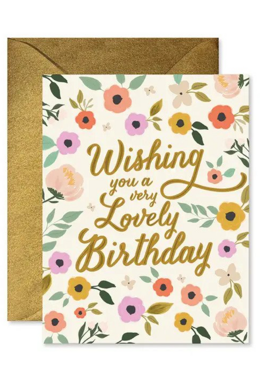 Lovely Birthday Greeting Card