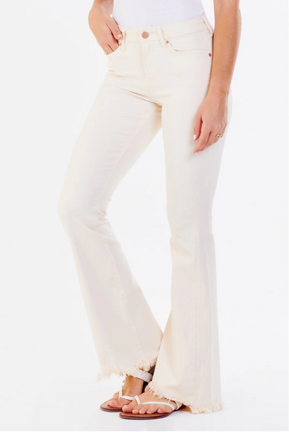 ROSA HIGH RISE FLARE JEANS WHEAT