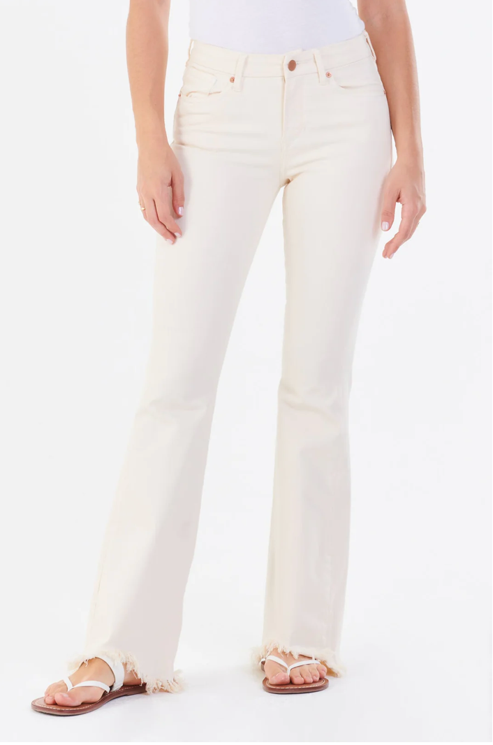 ROSA HIGH RISE FLARE JEANS WHEAT