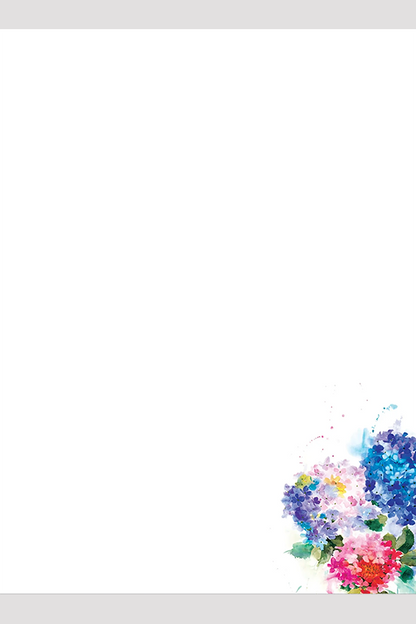 Hydrangeas Stationery Set