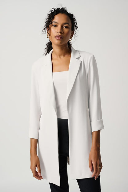 Classic Long Blazer-Vanilla